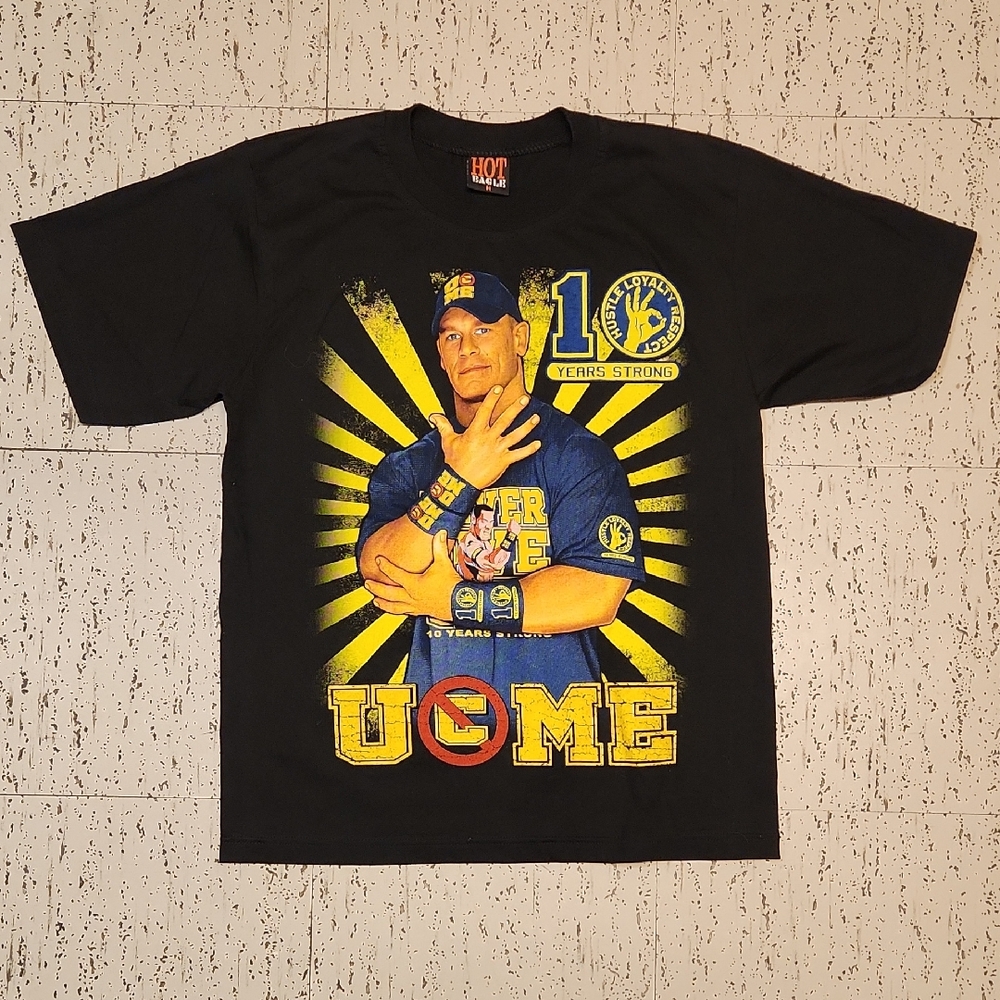John Cena 'You Can't See Me' Hot Eagle Full Graphic T Shirt Vintage Y2K